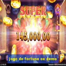 jogo do fortune ox demo